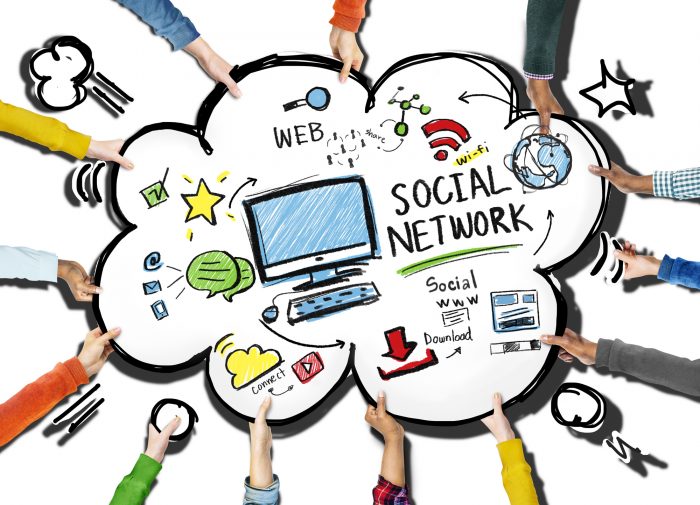 Social Network Social Media People Meeting Teamwork Concept